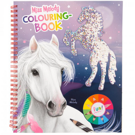 Miss Melody Colouring Book