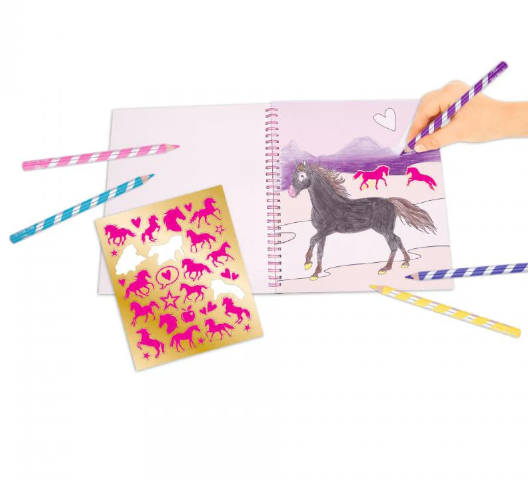 Miss Melody Colouring Book