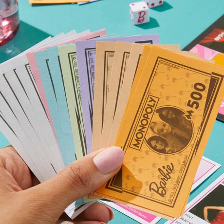 Monopoly Barbie Edition play money fan with Barbie design Ireland