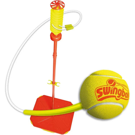 Mookie Classic All Surface Swingball set with red base, yellow bats, pole and branded tennis ball