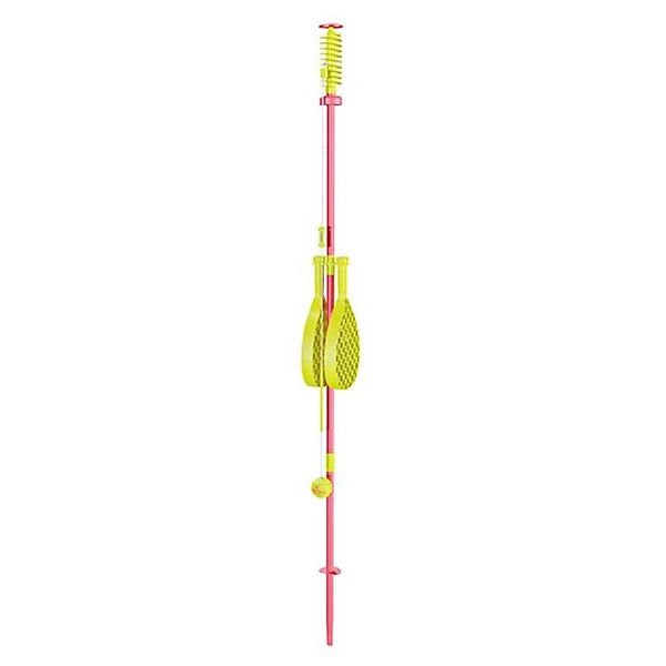 Mookie Classic Swingball set assembled with yellow bats, ball and red pole