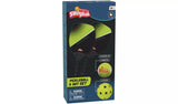 Mookie Pickleball Bat and Ball Set retail box front showing bats, balls and age label