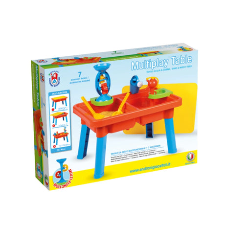 Multiplay Table With Toys box packaging shown from the front