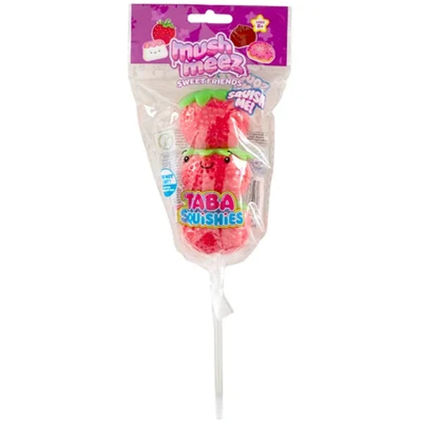 Mushmeez Sweet Friends strawberry Taba squishy in retail packaging 