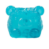 Blue MushyKinz Jelleez bear squishy with rounded ears and translucent finish