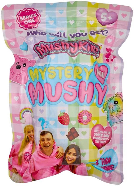 MushyKinz Mini Mystery Mushy 3 Pack Series One pouch packaging