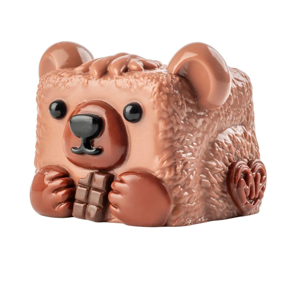 MushyKinz OG brown bear Taba Squishy holding a chocolate bar