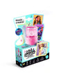 Pink Music Creator Mini Speaker displayed above its retail packaging
