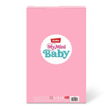Back of the pink My Mini Baby Mom & Baby Surprise box with My Mini Baby logo in the centre