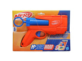 Front of NERF N Series Ward blaster box showing orange and blue blaster