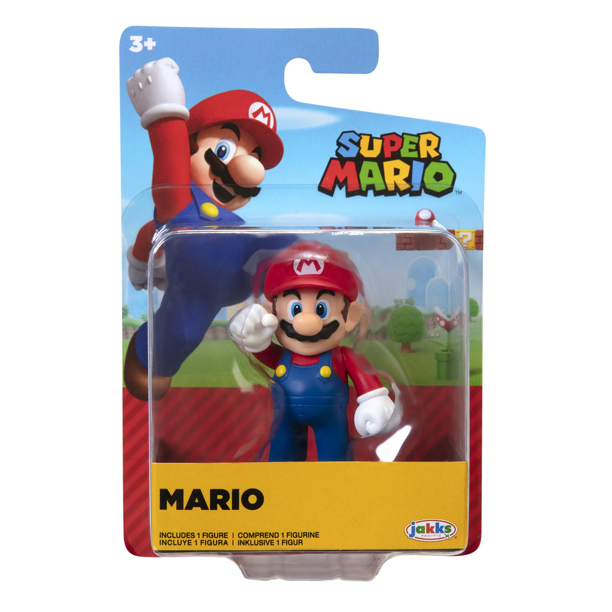 Nintendo Mario 2.5 inch articulated figure in Super Mario blister packaging