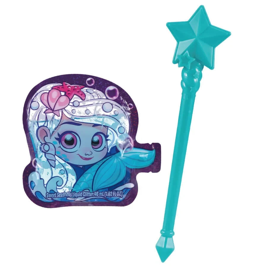 ZURU Oosh Magic Potions Surprise with turquoise potion container and separate slime making components arranged on a white background.