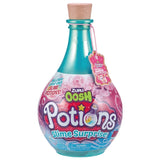 ZURU Oosh Magic Potions Surprise bottle with turquoise, pink and purple decoration and Potions branding on a white background.