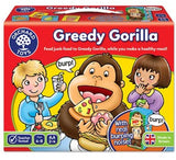 Orchard Toys Greedy Gorilla Game box front – Ireland
