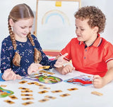 Children playing Magic Maths game by Orchard Toys – Ireland