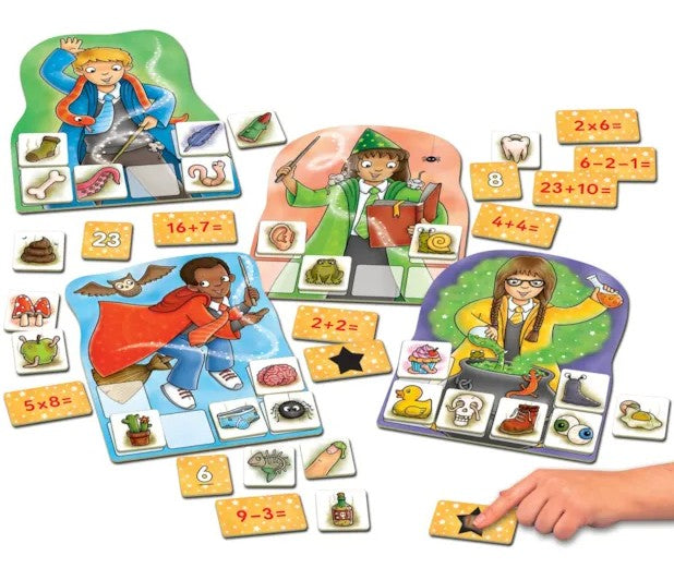Orchard Toys Magic Maths game cards and wizard boards – Ireland