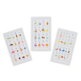 Ormond Alphabet Flash Cards Pack of 56 showing three alphabet card layouts with letters and pictures