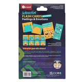 Ormond Interactive Flash Cards Feelings and Emotions back packaging with product information and barcode panel