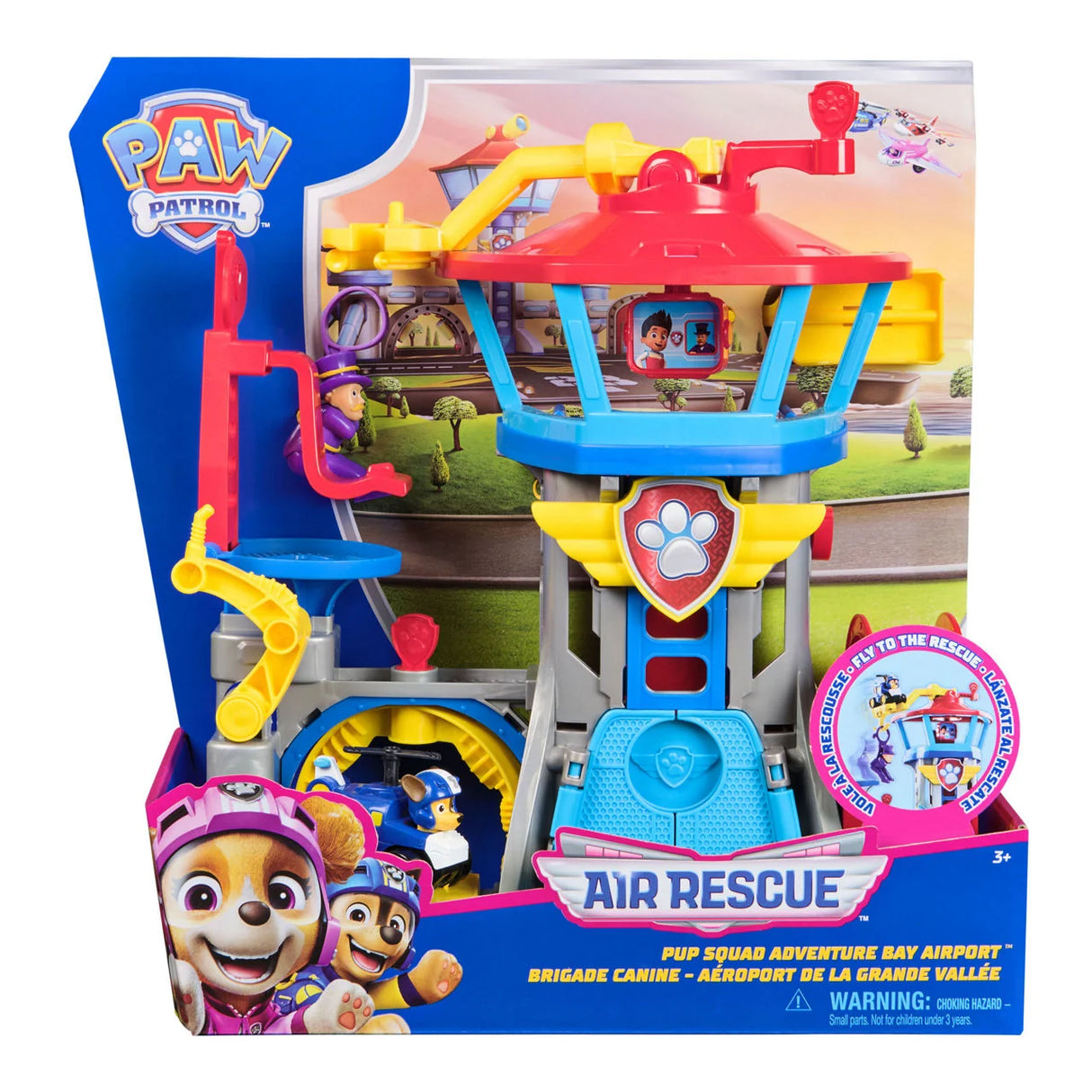Paw Patrol Air Rescue Pup Squad Airport playset in packaging with figures in Ireland