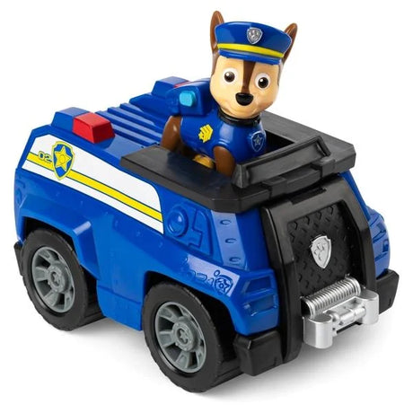PAW Patrol Chase Patrol Cruiser Toy with Chase figure seated in vehicle – Ireland