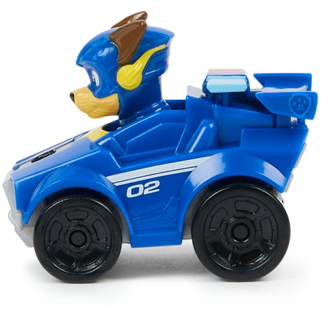 Side view of PAW Patrol Chase Pup Squad Racers car with number 02 – Ireland