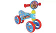 PAW Patrol Bobble Ride On shown from a front angle with red handles, blue seat and red wheels