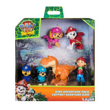 PAW Patrol The Dino Movie Dino Adventure Pack packaging showing six character figures