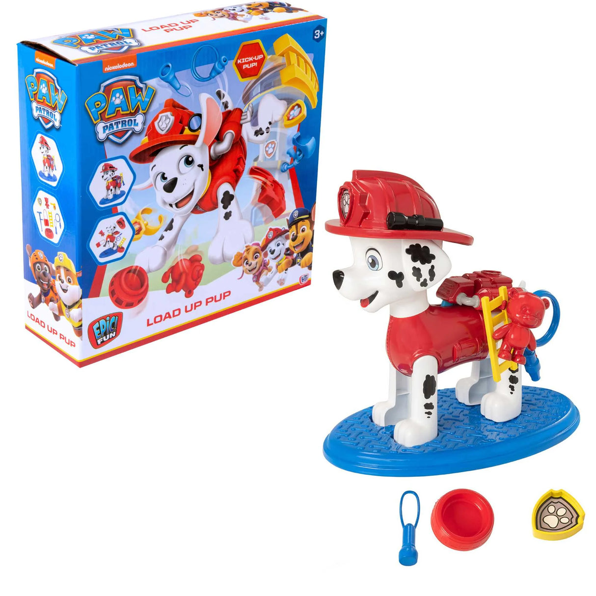 Paw Patrol Load-Up Pup Game box packaging with Marshall figure and accessories – Ireland