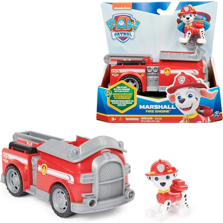 PAW Patrol Marshall Fire Engine toy packaging front view with figure – Ireland
