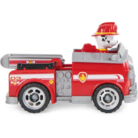 Side view of PAW Patrol Marshall Fire Engine toy with Marshall – Ireland