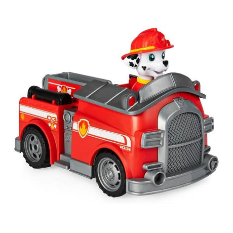 PAW Patrol Marshall Remote Control Fire Truck shown from the front with Marshall in the driver seat