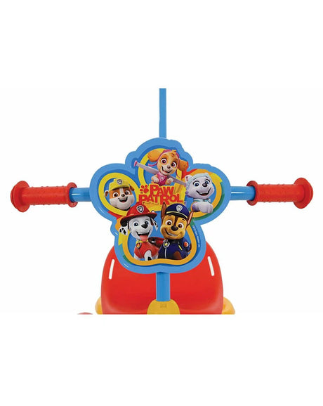 PAW Patrol My First Trike front view showing red handles and character handlebar plaque