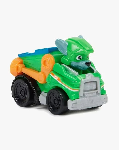PAW Patrol The Mighty Movie Rocky Pup Squad Racers front angle toy car Ireland