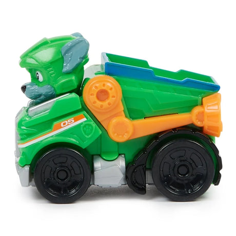 PAW Patrol The Mighty Movie Rocky Pup Squad Racers side view toy car Ireland