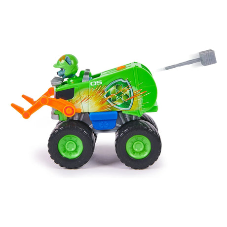 PAW Patrol Rocky Rescue Wheels Recycle Truck Toy in action with projectile launcher – Ireland