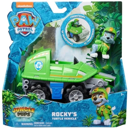 PAW Patrol Jungle Pups Rocky's Turtle Rescue Vehicle in retail packaging – Ireland