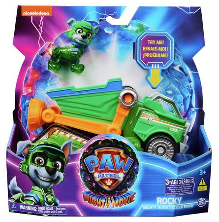 Paw Patrol Mighty Movie Rocky's Recycle Truck