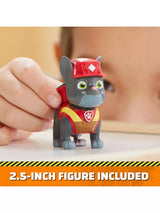Close up of the Paw Patrol Rubble & Crew Charger figure