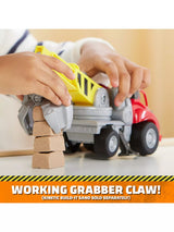 Paw Patrol Rubble & Crew Charger’s Crane Grabber showing the working grabber claw with play blocks