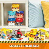 Paw Patrol Rubble & Crew vehicle range with Wheeler, Charger, Rubble, Mix, Motor and Crane toy vehicles