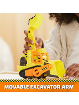 Paw Patrol Rubble & Crew Rubble’s bulldozer showing the movable excavator arm