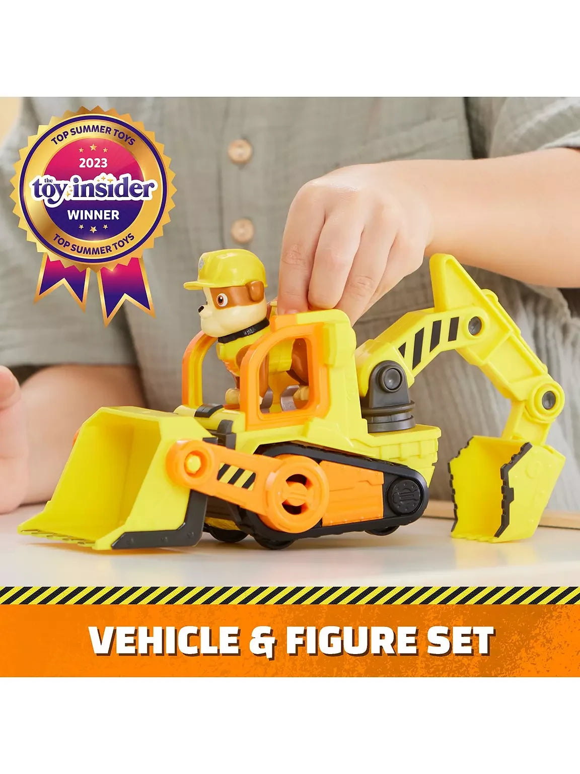 Paw Patrol Rubble & Crew Rubble’s bulldozer vehicle and Rubble figure set