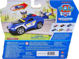 PAW Patrol Search & Rescue Chase Rescue Cruiser shown on the back of the box packaging