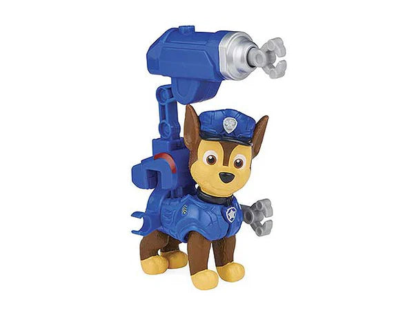 Chase figure in blue outfit with backpack launcher