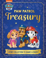 PAW Patrol Treasury front cover with Skye, Chase and Marshall