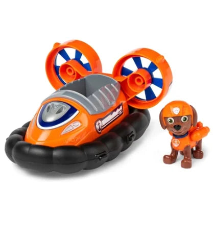 PAW Patrol Zuma Hovercraft Toy with figure shown outside of packaging – Ireland