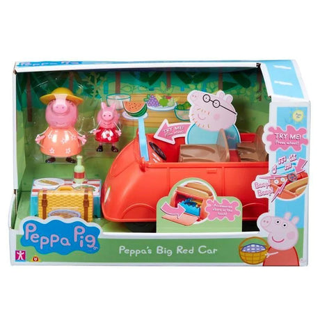 Peppa Pig Peppa's Big Red Car toy with figures and accessories Ireland
