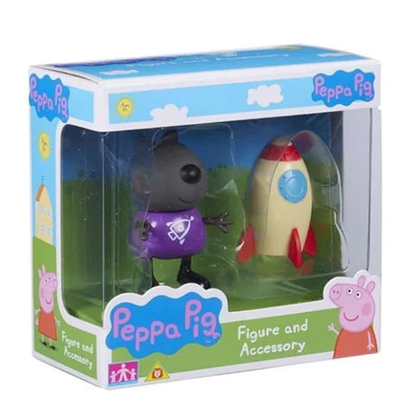 Peppa Pig Danny Dog Rocket Toy side angle boxed view Ireland