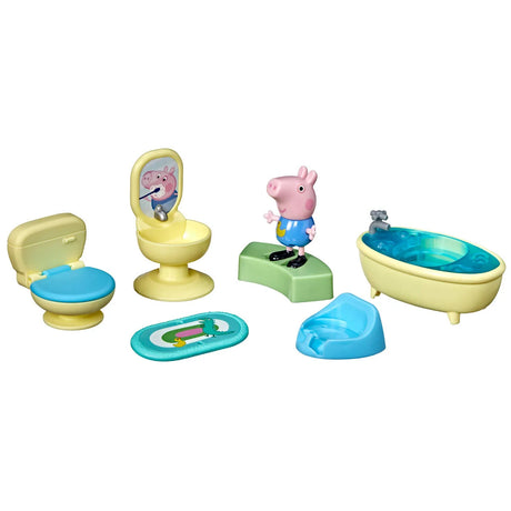 Peppa Pig George’s Bathtime Playset with all figure and accessories Ireland