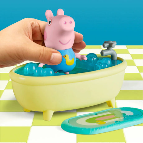 Peppa Pig George figure in bubble bath from bathtime playset Ireland